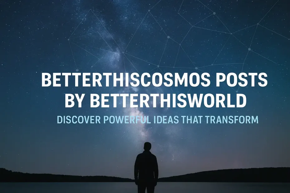 BetterThisCosmos Posts by BetterThisWorld