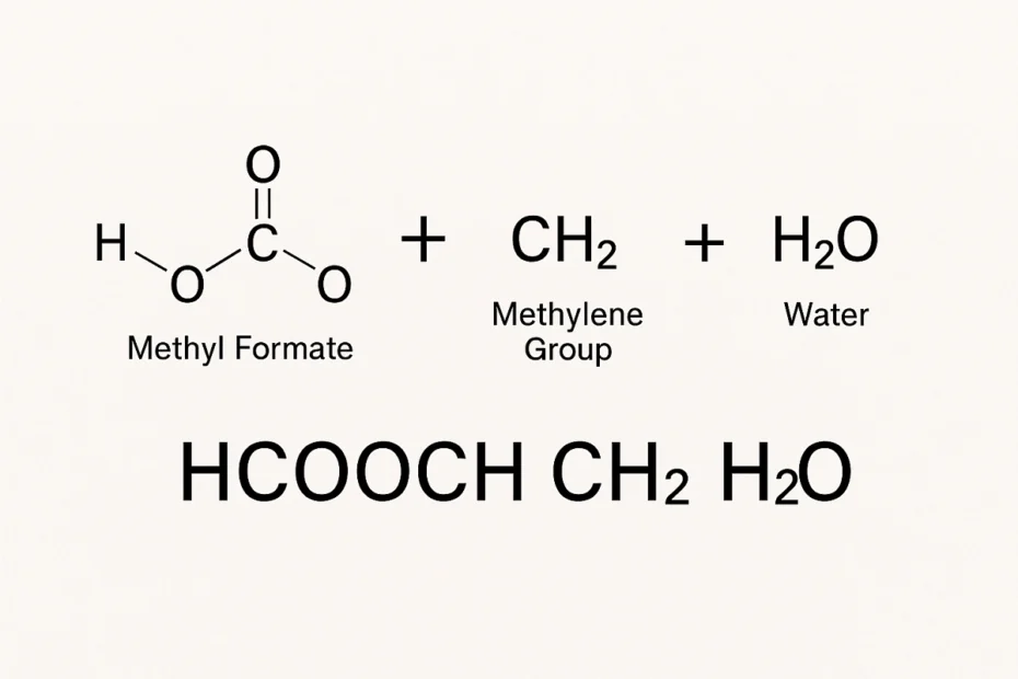 HCOOCH CH2 H2O