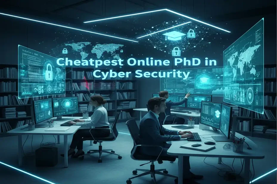 Cheapest Online PhD in Cyber Security