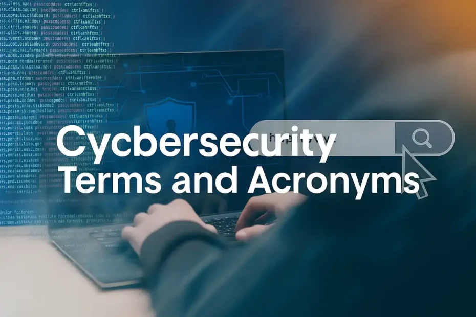 Cybersecurity Terms and Acronyms